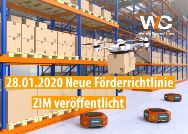 Neue Förderrichtlinie ZIM - innovatives Hochregallager mit Drohnen