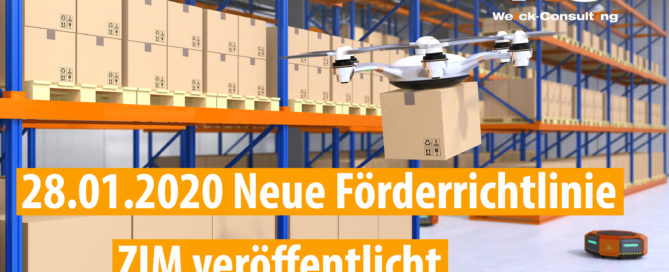 Neue Förderrichtlinie ZIM - innovatives Hochregallager mit Drohnen