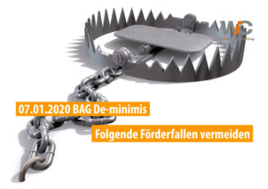BAG De-minimis Antragstart Fehler und Förderfallen