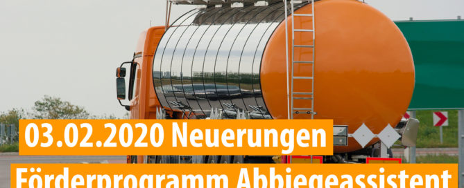 Abbiegeassistenzsysteme für schwere Nutzfahrzeuge