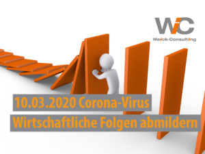 Dominoeffekt - Corona wirtschaftliche Folgen abmildern