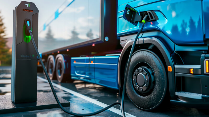TruckCharge@BW Ladeinfrastruktur für Elektro-Nutzfahrzeuge Lizenz Bild Adobe